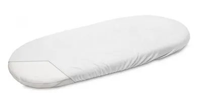 Cearceaf pentru saltea landou copii Sensillo Terry Alb 75x35 cm cu elastic roata,lavabil 40grade,material terry din bumbac