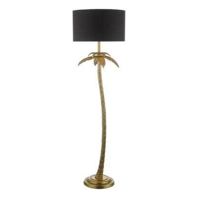 Lampadar de podeaCoco Floor Lamp Antique Gold With Shade