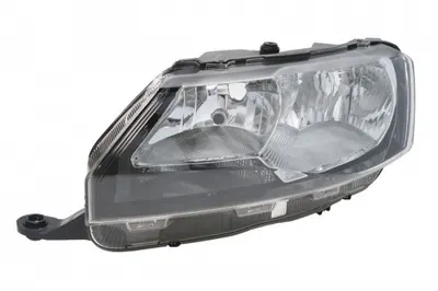 Far stanga (H15 H7, reglaj electric, cu motoras, fundal cromat) SKODA RAPID 2012-2017