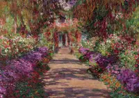 Puzzle - Claude Monet - Garden at Giverny, 1000 piese