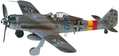 Model de asamblare TAMIYA Militar: Avioane - Avion de luptă german Focke-Wulf FW190 D-9 (TAM61041)