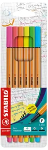 linere Stabilo Point 88 - 6 culori neon