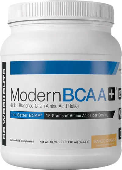 Modern BCAA Plus, portocală și mango, 535 g, USP Labs