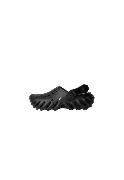 Saboti slingback cu detalii logo - Negru