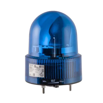 Oglinda rotativa albastra 24VAC-DC 120mm