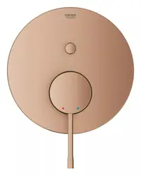 Unitate comanda dus Grohe Essence 24167DL1, aparenta, 2 iesiri, diverter, necesita valva, Cupru mat
