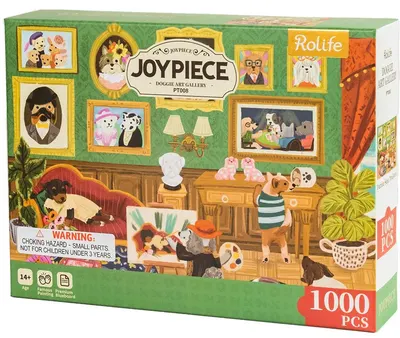 Puzzle - Doggie Art Gallery