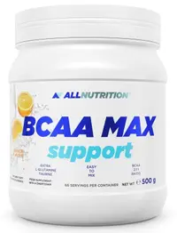 BCAA Max Support, portocală, 500 g, AllNutrition