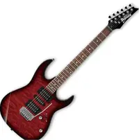 Chitara electrica Ibanez - GRX70QA, Transparent Red Burst