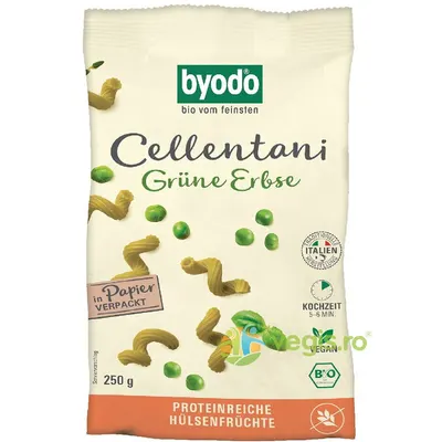 Paste Cellentani din Mazare Verde fara Gluten Ecologic/Bio 250g