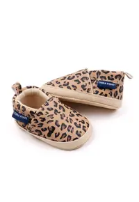 Balerini Cu Imprimeu Leopard - Casual - Piele ecologica - Fete - Fara inchidere - Maro