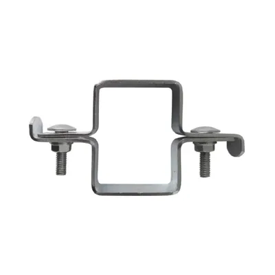 Set 10 x Brida Fixare Traseu Stalpi Rectangulari Stalp 60x40 Mm Zincat Electrolitic