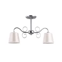 Lustra Ivy Crom+Alb 2xE27 60W