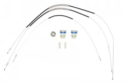 Kit reparatie macara geam fata stanga set, 5 usi versiune VW GOLF V intre 2003-2009