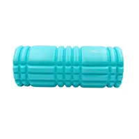 Rolă cilindru masaj XQ Max, din spumă, pentru yoga, albastru, 33x14 cm