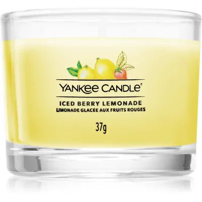 Yankee Candle Iced Berry Lemonade lumânare votiv glass 37 g