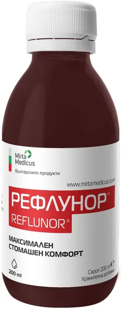 Sirop Reflunor, 200 ml, Mirta Medicus