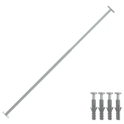 vidaXL Bară de siguranță pentru fereastră, reglabilă, 710-1200 mm