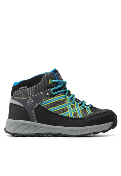 Ghete si cizme copii 209511420 - Piele ecologica/Textil - Negru