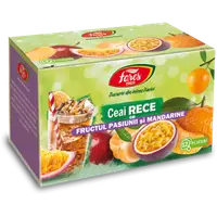 Ceai rece cu fructul pasiunii si mandarine, Fares | 12 plicuri