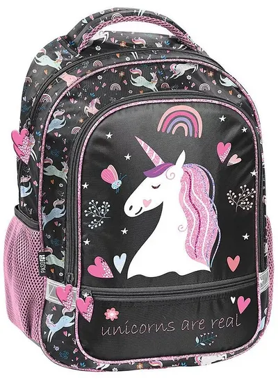 Ghiozdan școlar Paso Unicorn - Cu 2 compartimente