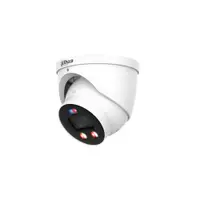 Camera supraveghere IP Dome cu iluminare duala Dahua IPC-HDW3649H-AS-PV-0280B-PRO, 6 MP, 2.8 mm, IR/Lumina calda 30 m, microfon dual si difuzor, slot card, PoE