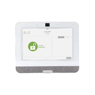 Centrala alarma wireless Qolsys All-In-One IQ 4, 4 partitii, 128 zone, 7 inch, touchscreen, 8 MP, 868 MHz, WiFi, 4G/LTE, Bluetooth, microfon si difuzor, acumulator back-up, Z-Wave