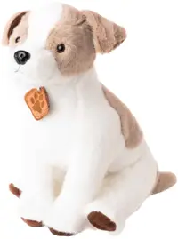 Jucărie de pluș Amek Toys - Jack Russell, bej, 20 cm