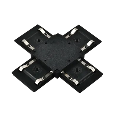 El-Xc X-Connector For Ultra Slim Magnetic Rail Black