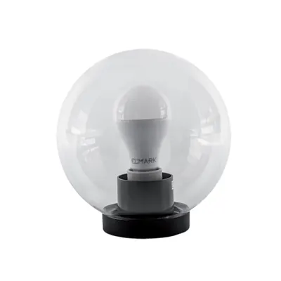 Lampa Gradina Sfera Pmma 200 cu Sursa Led A60 15w E27 230v 4000-4300k Transparenta
