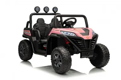 Masinuta electrica pentru copii Nichiduta UTV Max Speed Pink 4x4 cu telecomanda,acumulator 24V,faruri led,Roll bar cu proiectoare led,roti robuste,portbagaj