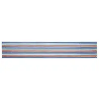 Brau decorativ faianta baie / bucatarie Textline Blue 7 x 40