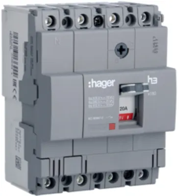 Disjunctor general x160 4P 18kA 20A