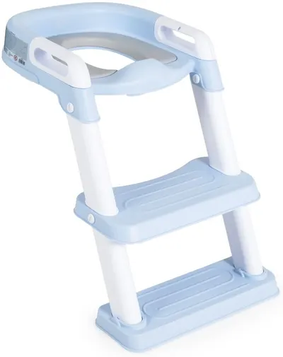 Scaun de toaletă cu scară Moni - Lifty, albastru