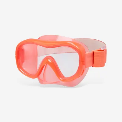 Ochelari scufundare anti-aburire 100 Mono Confort Roz oranj