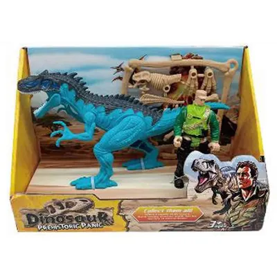Dinozaur Monopolophosaur cu figurina si schelete Prehistoric Panic