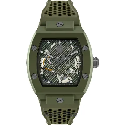Ceas Philipp Plein Philipp Plein PWVBA0223 Mens Watch The Skeleton Automatic 44mm 5ATM
