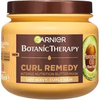 Masca de Par Garnier Botanic Therapy, pentru Par Uscat, Ondulat si Cret, Ulei de Avocado si Unt de Shea, 340 ml