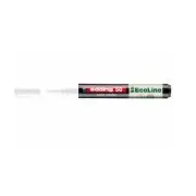 Marker cu vopsea pe baza de apa Edding Ecoline 50, corp din plastic reciclat, varf rotund, 2-3 mm, alb
