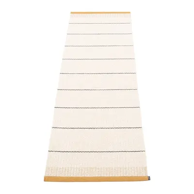 Covor tip traversă pentru interior și exterior galben ocru/crem 60x200 cm Belle Ochre – Pappelina