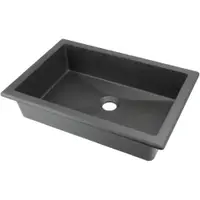 Lavoar incastrat compozit antracit Deante Correo, dreptunghiular, 50 cm