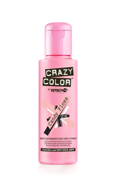 Vopsea semi-permanenta CANDY FLOSS - CRAZY COLOR - no.65 - 100 ml