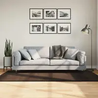 vidaXL Covor moale cu pile medie și spălabil HUARTE Maro 200 x 100 cm