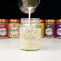 Oats To Go - White Chocolate - Mix cu Fulgi de Ovăz și Ciocolată Albă, 110g | Rawboost