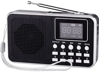 Radio Diva - Retro MP3/FM Mini, negru