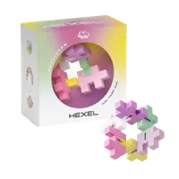 HEXEL Spectrum - Jucarie fidget creativa - Plus Plus, Bubblegum