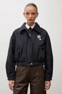 Answear.LAB geacă oversize pentru femei cu bumbac