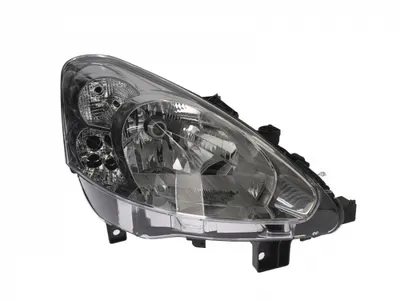 Far fata Dreapta (H4, electric, cu motor, culoare insert: cromat) potrivit PEUGEOT PARTNER TEPEE, PARTNER MINIVAN