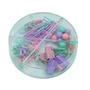 Accesorii set birou Cnx, 62 piese, culori pastel