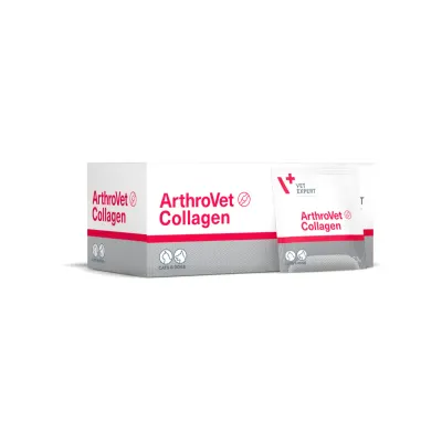 VET EXPERT Arthrovet Collagen, supliment sistem articular câini, pudră VET EXPERT Arthrovet Collagen, XS-XL, supliment sistem articular câini și pisici, plic, 60buc x 2.5g pudră